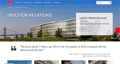 Desktop Screenshot of investor.owenscorning.com
