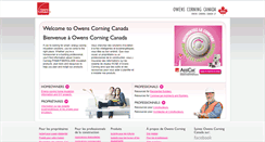 Desktop Screenshot of fr-insulation.owenscorning.ca